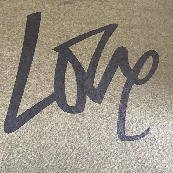“Love” Army Green Sweatshirt - Picture 4 of 7